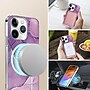 SaharaCase MagSafe Phone Case for iPhone 15 Pro Max, Shock Absorbing, Purple Marble (CP00474)~#|#~sp223033854_sc7