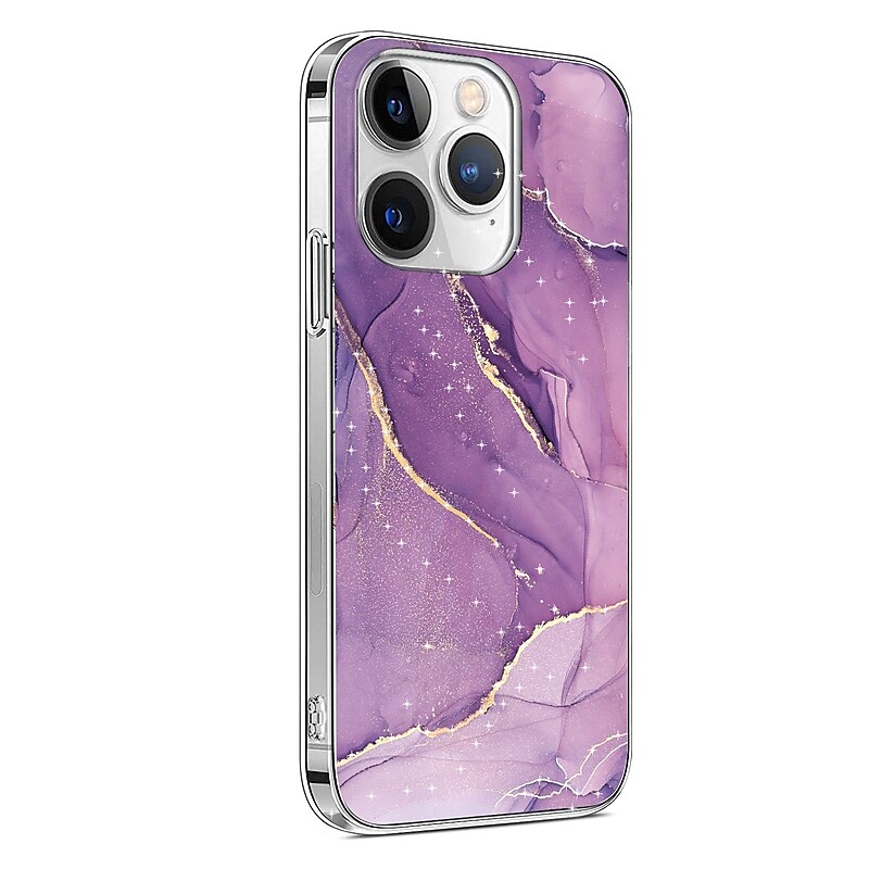 SaharaCase MagSafe Phone Case for iPhone 15 Pro Max, Shock Absorbing, Purple Marble (CP00474) image 1