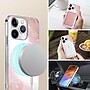 SaharaCase MagSafe Phone Case for iPhone 15 Pro Max, Shock Absorbing, Pink Marble (CP00477)~#|#~sp223033875_sc7