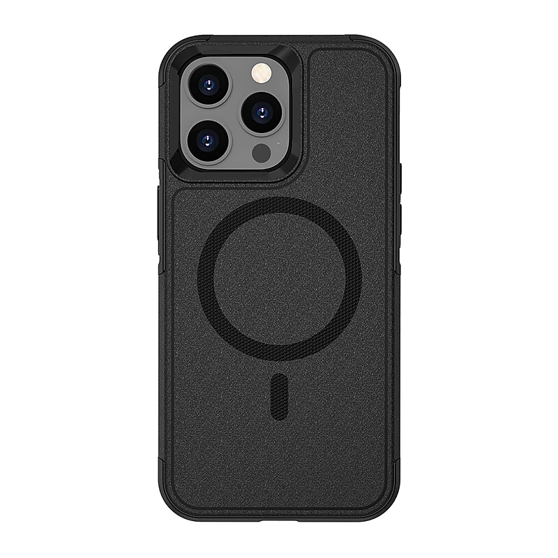 SaharaCase Armor MagSafe Phone Case for iPhone 15 Pro Max, Shock Absorbing, Black (CP00482) image 1