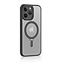 SaharaCase Hybrid-Flex Kickstand MagSafe Phone Case for iPhone 15 Pro Max, Shock Absorbing, Clear Black (CP00483)~#|#~sp223033931_sc7
