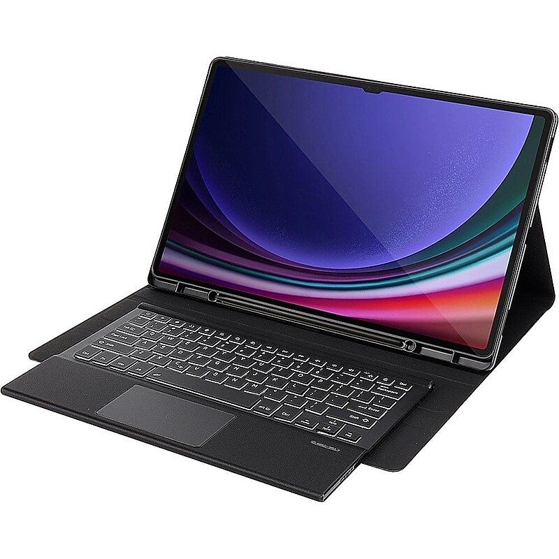 SaharaCase Keyboard Case with TrackPad for Samsung Galaxy Tab S10 Ultra and Tab S9 Ultra, Black (TB00341) image 1