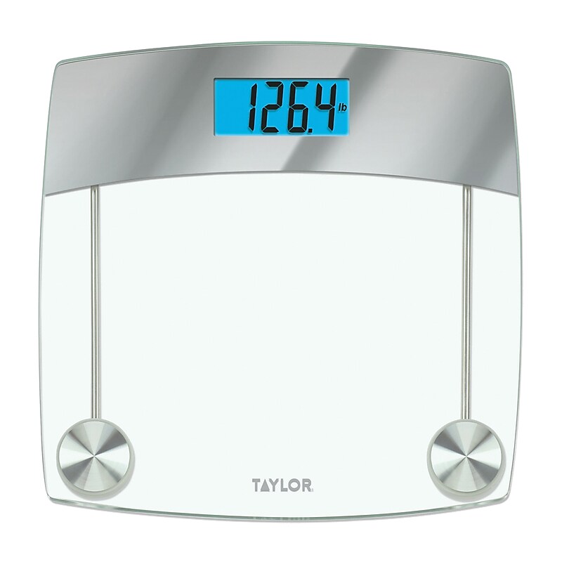 Taylor Precision Products TAP75244192 Digital Scale, Clear, 440lbs. Capacity image 1