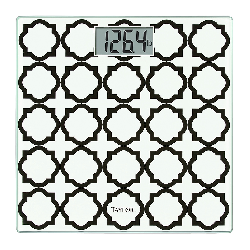 Taylor Precision Products TAP755841932BW Digital Scale, White/Black, 400lbs. Capacity image 1