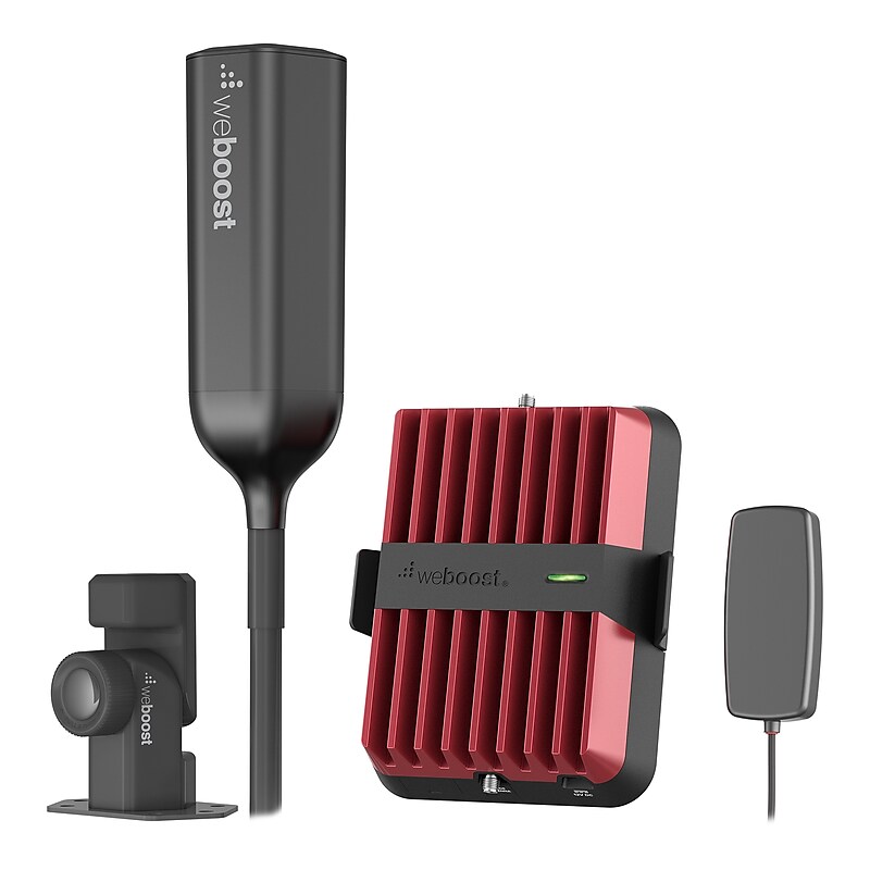 weBoost Drive Reach Overland 5G-Compatible Vehicle Signal Booster Kit, Red (472061) image 1
