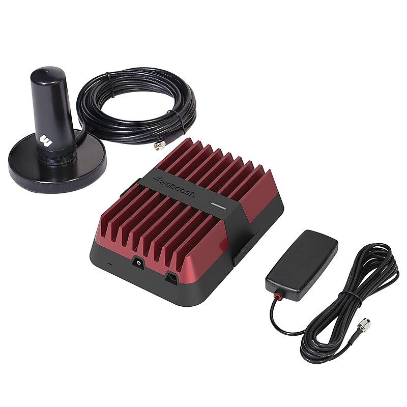 weBoost Drive Reach Flex Fleet 5G-Compatible In-Vehicle Signal Booster, Red (478061) image 1