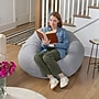 Flash Furniture Duncan Sherpa Refillable Bean Bag Chair, Gray (DGBEANLGSHRPGY)~#|#~sp223236163_sc7