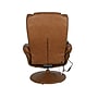 Flash Furniture Poppy LeatherSoft Massaging Multi-Position Recliner with Ottoman, Brown (BT7672MASSGECGN)~#|#~sp223236241_sc7
