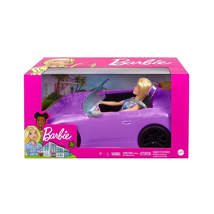 Mattel Barbie Doll and Vehicle, Blonde, 2/Pack (HBY29) | Staples