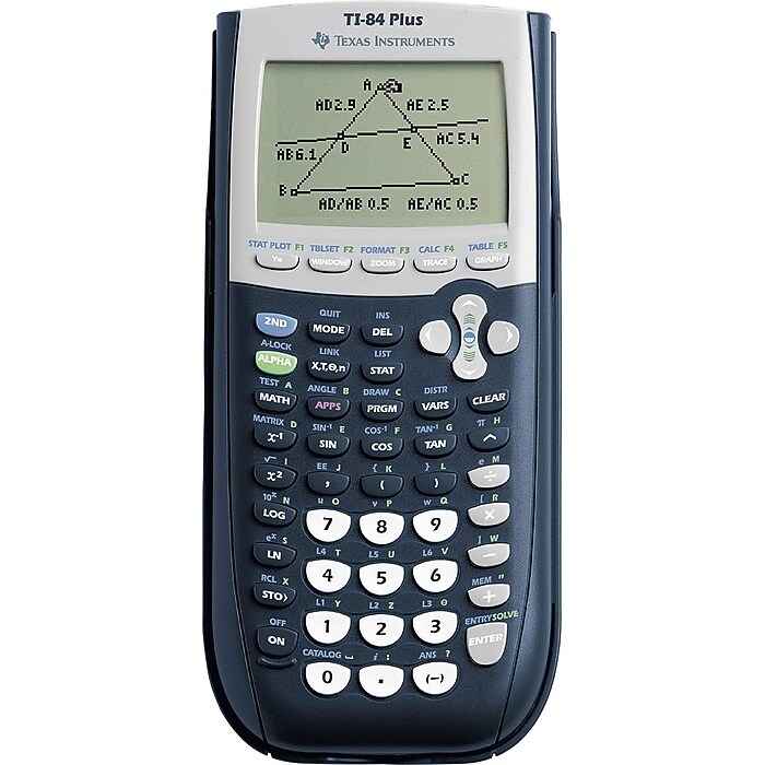 Texas Instruments TI-84 Plus Graphing Calculator, Black (84PL/FC