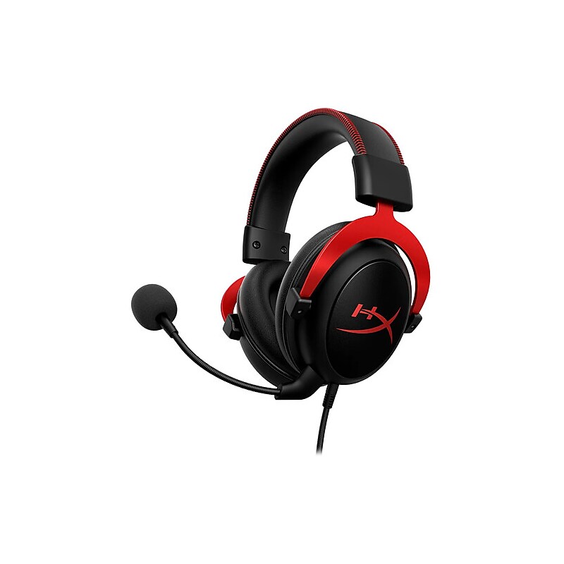 HP HyperX Cloud II Series X Gaming Headset, Red (4P5M1AA) image 1