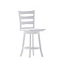 Flash Furniture Liesel Classic Solid Wood Ladder Back Counter Height Barstool, Antique White Wash (ESUN31WS24WH)~#|#~sp223396088_sc7