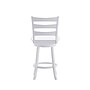 Flash Furniture Liesel Classic Solid Wood Ladder Back Counter Height Barstool, Antique White Wash (ESUN31WS24WH)~#|#~sp223396097_sc7
