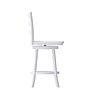 Flash Furniture Liesel Classic Solid Wood Ladder Back Counter Height Barstool, Antique White Wash (ESUN31WS24WH)~#|#~sp223396098_sc7
