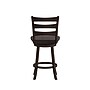 Flash Furniture Liesel Classic Solid Wood Ladder Back Counter Height Barstool, Gray Wash Walnut (ESUN31WS24GY)~#|#~sp223396125_sc7