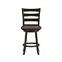Flash Furniture Liesel Classic Solid Wood Ladder Back Counter Height Barstool, Gray Wash Walnut (ESUN31WS24GY)~#|#~sp223396127_sc7
