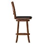 Flash Furniture Felicity Classic Leathersoft and Wood Cross Back Barstool, Antique Oak (ESUN129OAK)~#|#~sp223396141_sc7