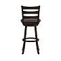 Flash Furniture Liesel Classic Solid Wood Ladder Back Barstool, Gray Wash Walnut (ESUN31WS29GY)~#|#~sp223396268_sc7
