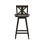 Flash Furniture Gwendolyn Rustic Solid Wood Designer Back Barstool, Gray Wash Walnut (ESG129GY)~#|#~sp223396402_sc7