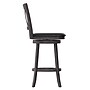 Flash Furniture Felicity Classic Leathersoft and Wood Cross Back Barstool, Gray Wash Walnut (ESUN129GY)~#|#~sp223396416_sc7