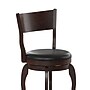 Flash Furniture Nichola Classic Leathersoft and Wood Open Back Counter Height Barstool, Espresso/Black (ESNT224ESP)~#|#~sp223396428_sc7