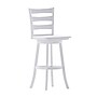 Flash Furniture Liesel Classic Solid Wood Ladder Back Barstool, Antique White Wash (ESUN31WS29WH)~#|#~sp223396432_sc7