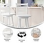 Flash Furniture Liesel Classic Solid Wood Ladder Back Barstool, Antique White Wash (ESUN31WS29WH)~#|#~sp223396438_sc7