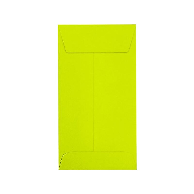 JAM Paper Self Seal #7 Envelopes, 3 1/2" x 6 1/2", Green, 500/Pack (LUX-7CO-L22-500) image 1