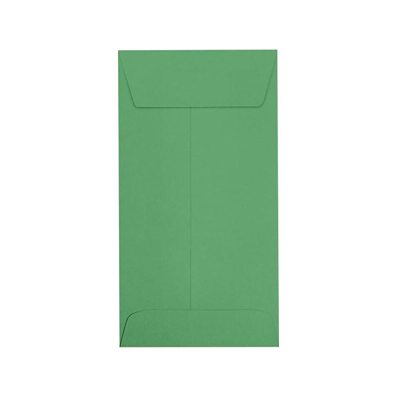 JAM Paper Self Seal #7 Coin Envelopes, 3 1/2" x 6 1/2", Green, 50/Pack (7CO-L17-50) image 1