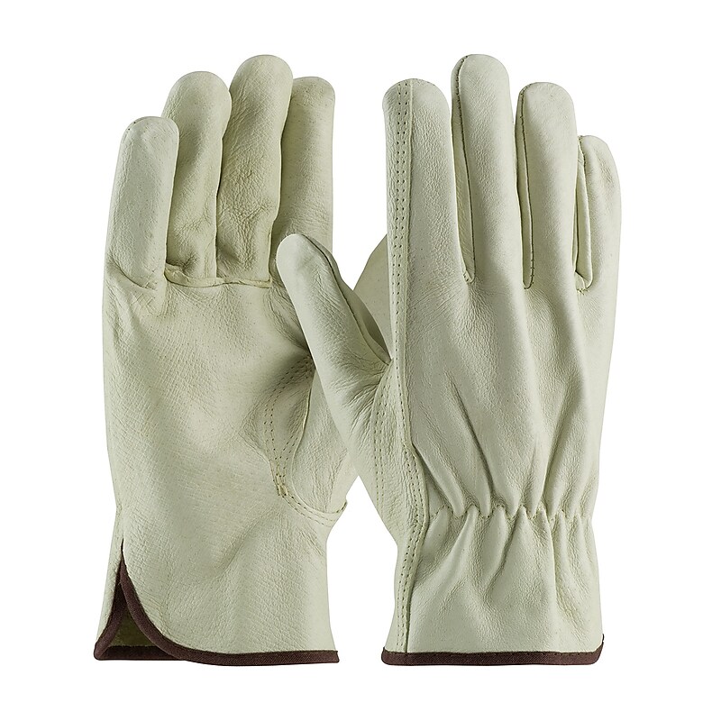 PIP Driver's Gloves, Top Grain Pigskin, Large, Cream (70-361/L) image 1
