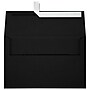 JAM Paper A10 Invitation Envelopes, Peel & Press, 6 x 9 1/2, Black Linen, 50 Pack (4590-BLI-50)~#|#~sp223744138_sc7