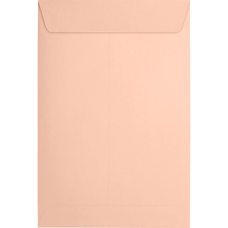 JAM Paper 6 x 9 Open End Envelops, Peel & Press, Blush Pink, 500 Pack (1644-114-500) image 1