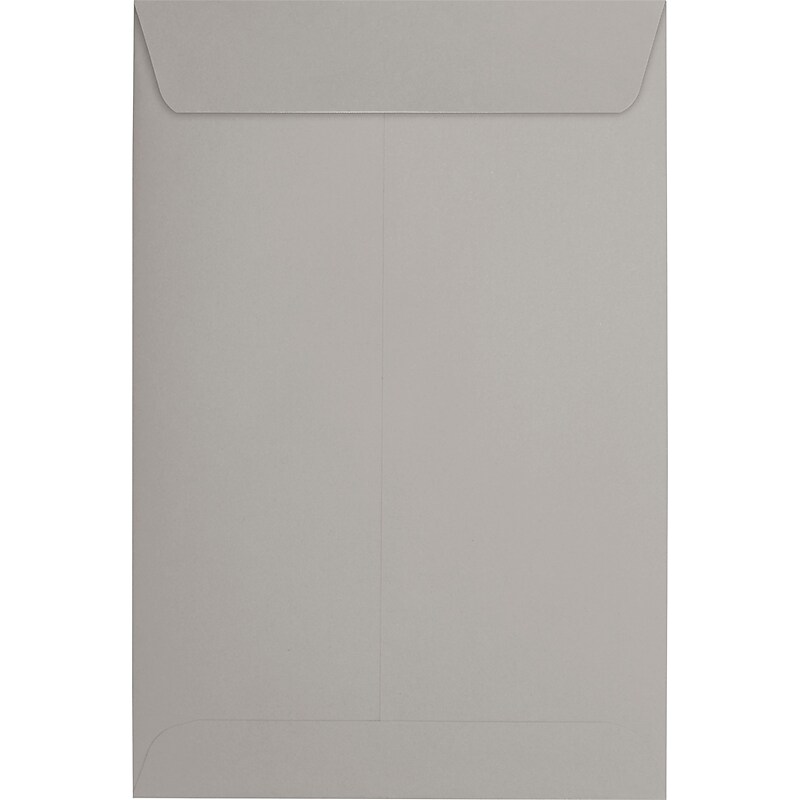 JAM Paper 6 x 9 Open End Envelopes, 28lb, Gray Kraft, 250 Pack (1644-GK-250) image 1