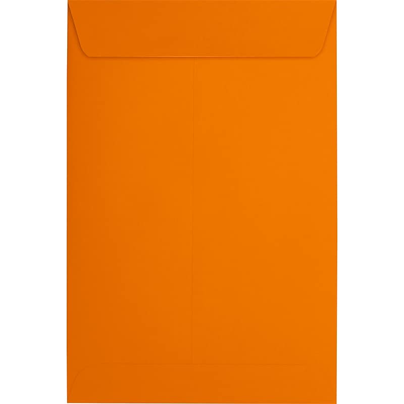 JAM Paper 6 x 9 Open End Envelopes ,Mandarin Orange, 50 Pack, Orange (EX1644-11-50) image 1