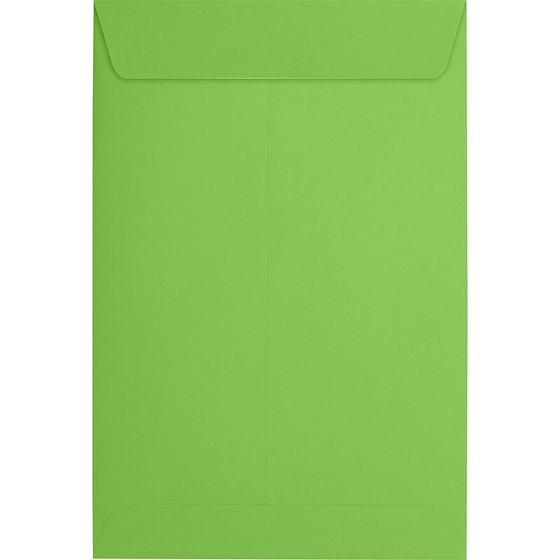 JAM Paper 6 x 9 Open End Envelopes ,Limelight , 50 Pack, Green (LUX-1644-101-50) image 1