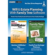 Individual Software Will & Estate Planning with Family Tree Bundle for 1 User, Windows, Download (WDB-WFB)