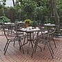 Flash Furniture Lila Metal Restaurant Stack Chairs, Bronze, 4/Pack (4TLH017CBZ)~#|#~sp223899031_sc7