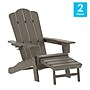 Flash Furniture Newport Adirondack Chair with Pull Out Ottoman, Brown, 2/Pack (2LEHMP1044110BR)~#|#~sp223899050_sc7