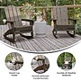 Flash Furniture Newport Adirondack Rocking Chair, Brown, 2/Pack (2LEHMP104431BR)~#|#~sp223899133_sc7