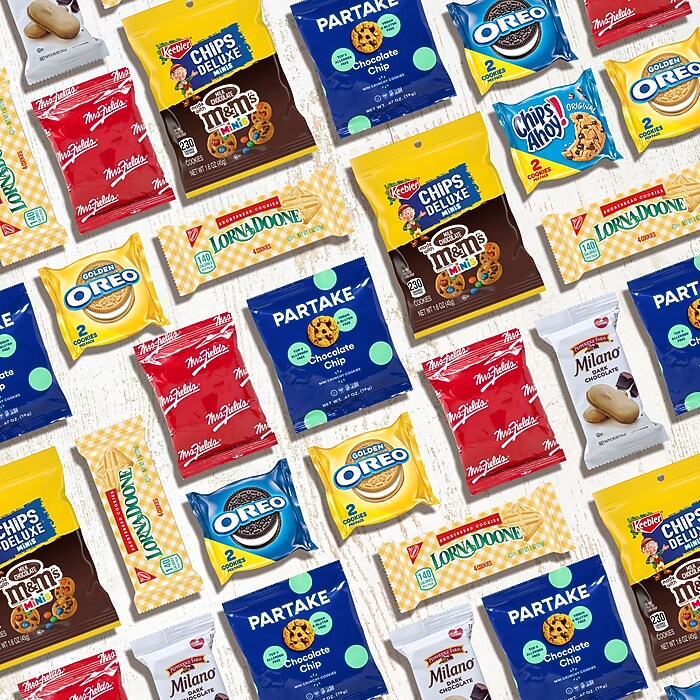 Snack Box Pros Cookie Lover's Snack Box, 40 Packs/Box (700-00162