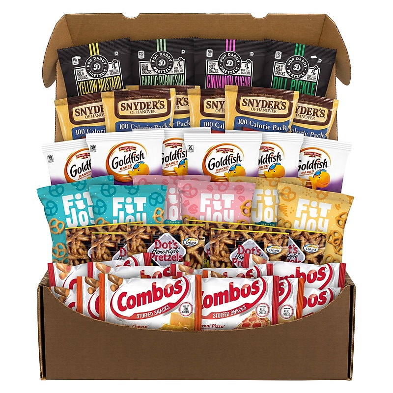 Snack Box Pros Pretzel Lovers Snack Box, 38 Bags/Box (700-00160) image 1