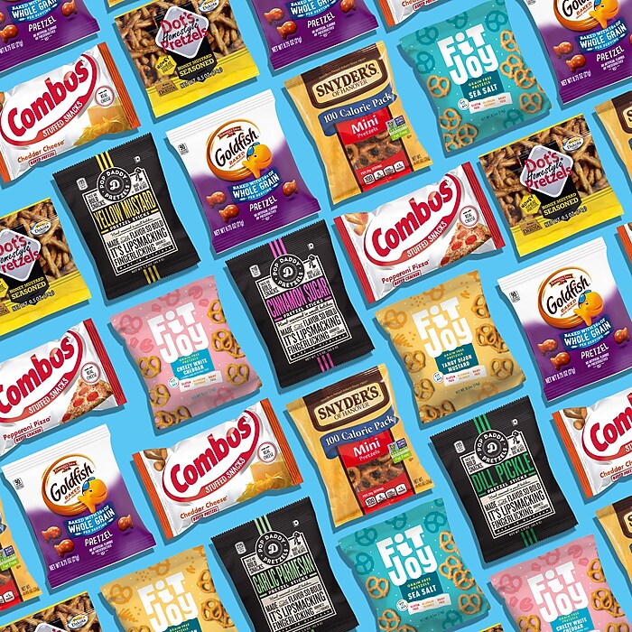 Snack Box Pros Pretzel Lovers Snack Box, 38 Bags/Box (700-00160