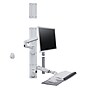 Ergotron LX Adjustable Dual Arms Wall Mount System, 32" Screen Support, White (45-551-216)~#|#~sp225012779_sc7