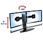 Ergotron Neo-Flex Adjustable Dual Arm Monitor Lift Stand, Up to 24" Monitors, Black (33-396-085)~#|#~sp225012807_sc7