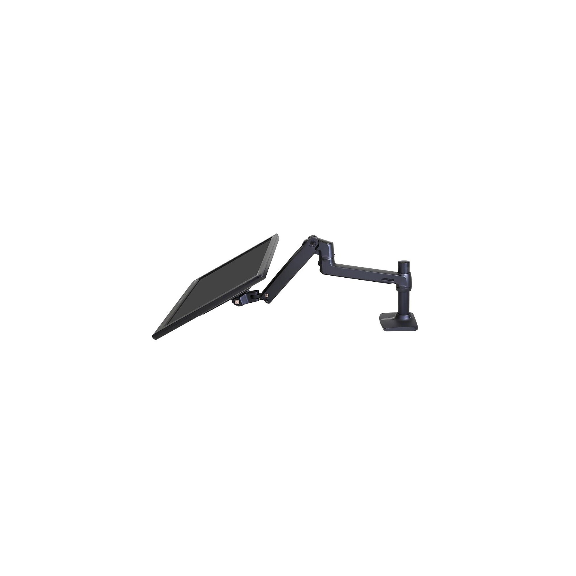 Ergotron LX Desk Adjustable Single Arm 2-Piece Clamp & Grommet Mount, 34″ Screen Support, Black (45-241-224) Sansujyuku sansujyuku.com
