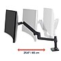 Ergotron LX Desk Adjustable Single Arm 2-Piece Clamp & Grommet Mount, 34" Screen Support, Black (45-241-224)~#|#~sp225012870_sc7
