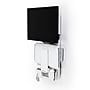 Ergotron StyleView Sit-Stand Adjustable Single Arm Vertical Lift, Patient Room Mount, 24" Screen Support, White (61-080-062)~#|#~sp225012887_sc7