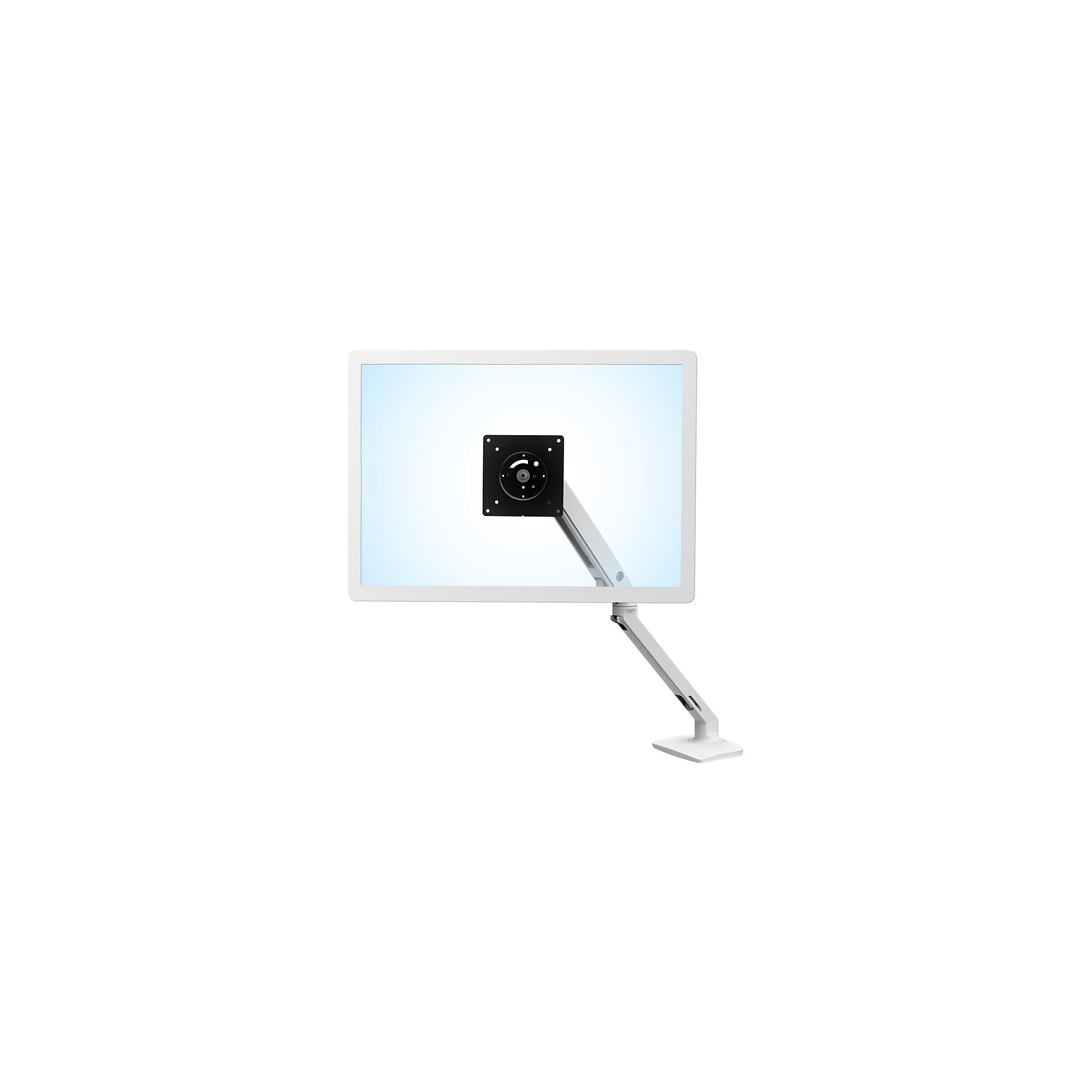 Ergotron MXV Desk Adjustable Single Arm with 2-Piece Clamp, Up to 34″ Monitor, White (45-486-216) Sansujyuku sansujyuku.com