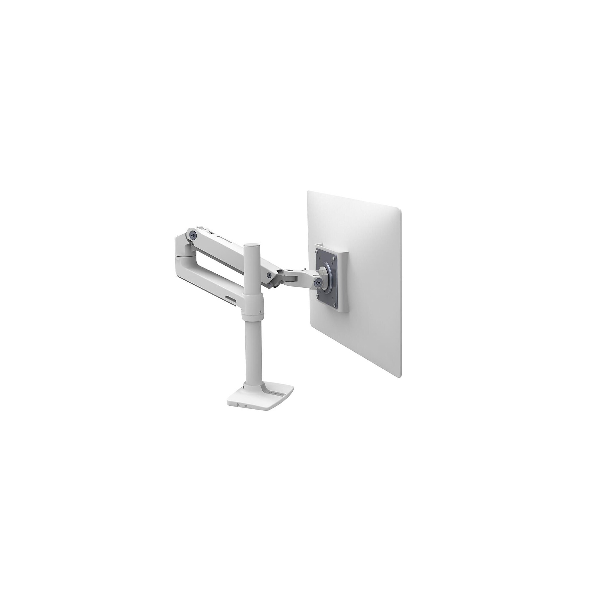 Ergotron LX Desk Adjustable Single Arm Tall Pole with 2-Piece Clamp, 34″ Screen Support, White (45-537-216) Sansujyuku sansujyuku.com