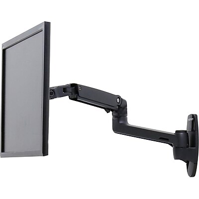 Ergotron LX Adjustable 1 Arm Wall Mount, Up to 34″ Monitor, Matte Black (45243224) Sansujyuku sansujyuku.com